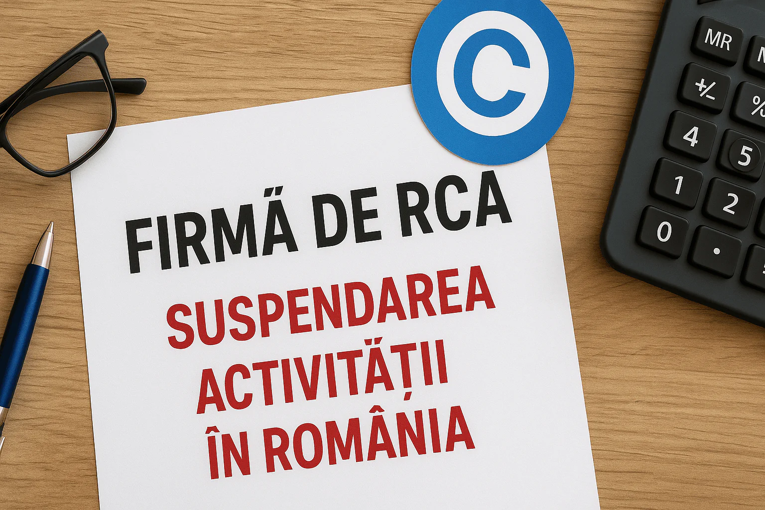O noua firma de RCA isi suspenda activitatea in Romania