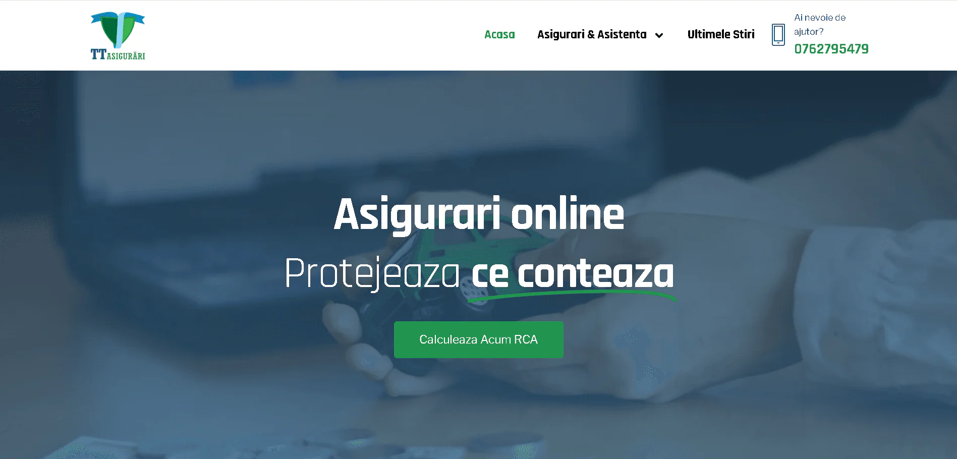 Aplicatie Asigurari online